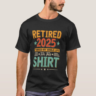 O-Fisch-ally Ruhestand 2025 Lustiges Geschenk zum  T-Shirt