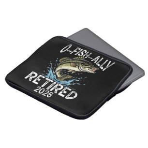 O-Fisch-ally Ruhestand 2026 Humor Lustig Laptopschutzhülle