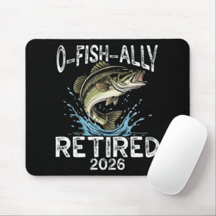 O-Fisch-ally Ruhestand 2026 Humor Lustig Mousepad