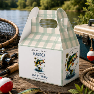 O-Fisch-Ally Two Fishing 2. Geburtstag Geschenkschachtel