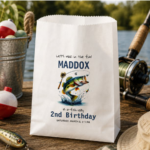O-Fisch-ally Zwei Fischen zum 2. Geburtstag Geschenktütchen