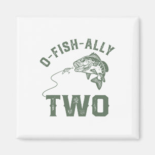 O-fisch-ally Zwei Geburtstagsdekorationen 2. Gebur Magnet