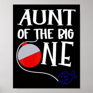 O-fisch-aly eine Tante des großen einen Geburtstag Poster