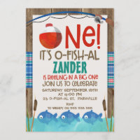 O Fisch eins Geburtstagsfeier Einladung