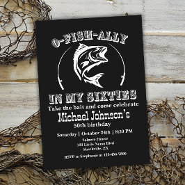 O-Fisch-Verbündete in meiner 50. Geburtstagsparty Einladung