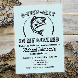 O-Fisch-Verbündete in meiner 60. Geburtstagsparty Einladung