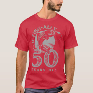 O Fisch Verbündeter 50 Jahre alt Vintage 50. Gebur T-Shirt