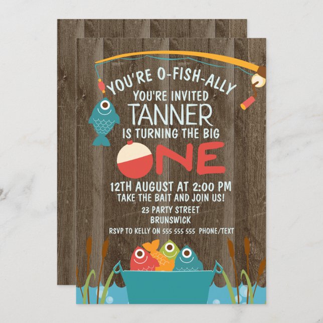O-Fisch-Verbündeter einer fischen1. Einladung (Vorne/Hinten)