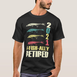 O Fischalliierte Ruheständler 2021 Vintag T-Shirt