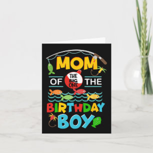 O Fische nur ein Geburtstag Outfit Mama der Birthd Karte