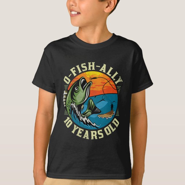 O-fish-ally 10 Years Old  T-Shirt (Vorderseite)