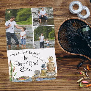 O-Fish-Ally der beste Vater 3 Foto Handtuch