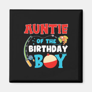 O Fish Ally Ein Geburtstagsoutfit Tante des Geburt Magnet