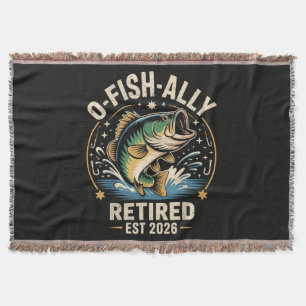 O-Fish-Ally Im Ruhestand 2026 Fischer Angeln Decke