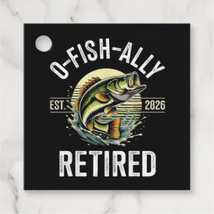 O-Fish-Ally Im Ruhestand 2026 Fischer Angeln Geschenkanhänger