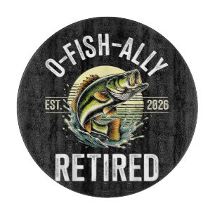 O-Fish-Ally Im Ruhestand 2026 Fischer Angeln Schneidebrett