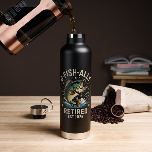 O-Fish-Ally Im Ruhestand 2026 Fischer Angeln Trinkflasche
