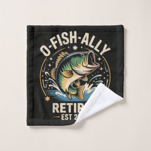 O-Fish-Ally Im Ruhestand 2026 Fischer Angeln Waschlappen
