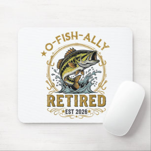 O Fish Ally Im Ruhestand Seit 2026 Angeln Ruhestan Mousepad