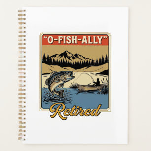 O-Fish-Ally Im Ruhestand Vintage Angel-Shirt Desig Planer