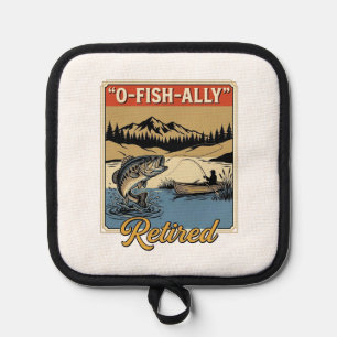 O-Fish-Ally Im Ruhestand Vintage Angler-Shirt Desi Topflappen