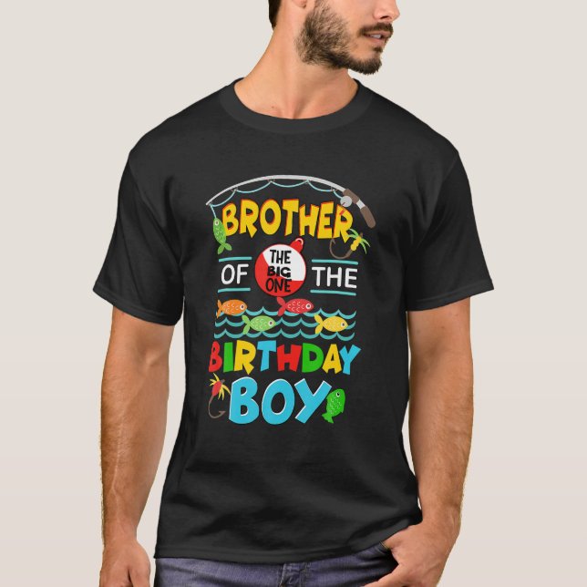 O Fish Ally One Birthday Brother Of The Birthday B T-Shirt (Vorderseite)