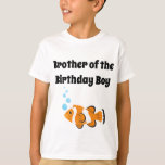 O-Fish-ally One Birthday Party Brother T - Shirt<br><div class="desc">Geburtstag feiern ist eine Familienaffäre! Erhalten Sie passende Shirts für die ganze Familie,  damit Sie stilvoll feiern können. Es macht nicht nur Spaß,  das Thema zu spielen,  sondern es lässt andere Eltern leicht wissen,  wer die Gastgeber des Party sind! Diese Shirts unter dem Party sind die perfekte Touch!</div>