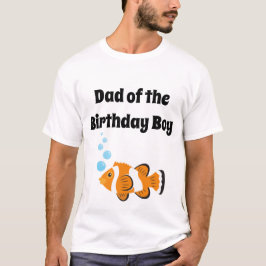 O-Fish-ally One Birthday Party Vater T - Shirt