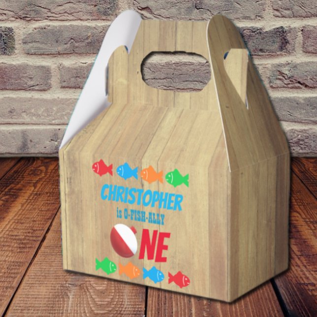 O-Fish-Ally One Fishing 1. Geburtstag Geschenkschachtel (Von Creator hochgeladen)