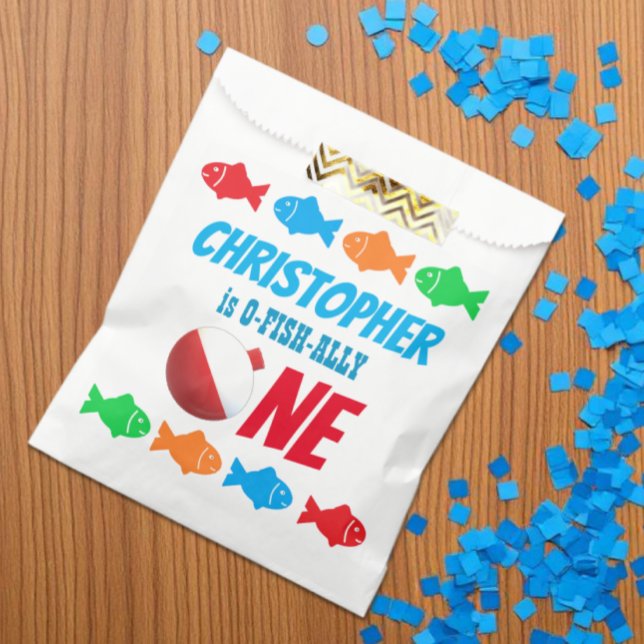 O-Fish-Ally One Fishing 1. Geburtstag Geschenktütchen (Von Creator hochgeladen)