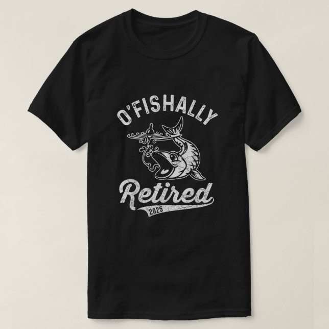 O-Fish-Ally Remüde 2025 , Fischereitätigkeit T-Shirt (Design vorne)