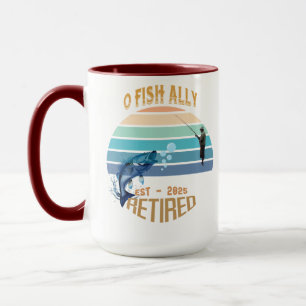 ☕ "O-Fish-Ally Remüde: Morning Bliss 2025!" 🌅 Tasse
