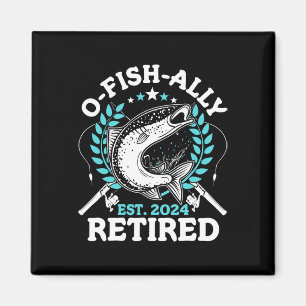 O-fish-ally Rentner Angelrentner-Geschenke für M Magnet
