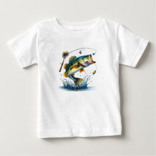 O-Fish-Ally Zwei Angeln 2. Geburtstag Baby T-shirt