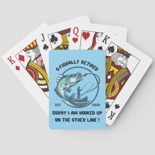 O-Fishally Retired Playing Cards, Retirement Gift Spielkarten (Rückseite)