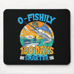 O-fishily 100 Days Smarter 100. Tag der Schule Fis Mousepad