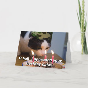 O hai!  Ich verbesserte Ihren berfday Kuchen Karte
