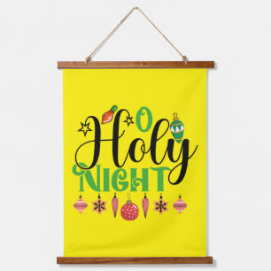 O Heilige Nacht-84603 Wandteppich Mit Holzrahmen