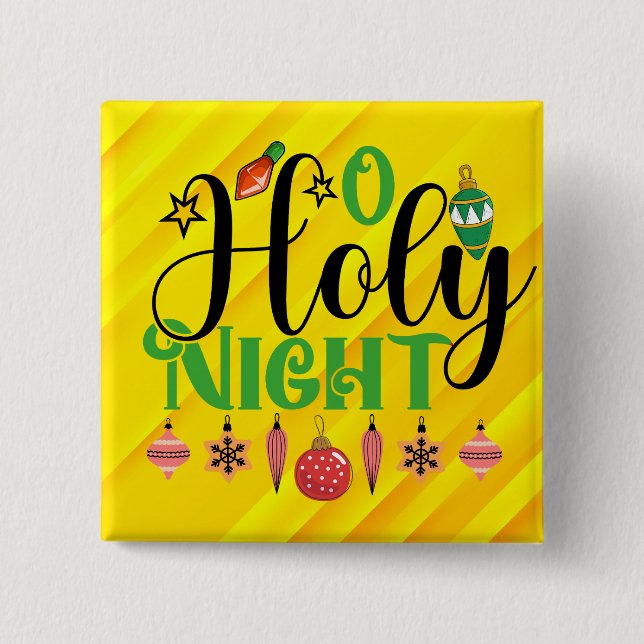O Heilige Nacht Button (Vorderseite)