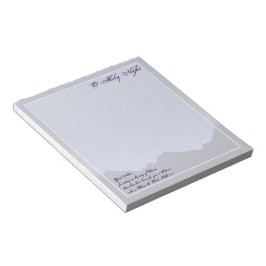 O Heilige Nacht Note Pad Notizblock