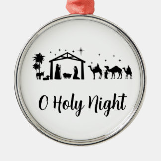 O Heilige Nacht Ornament Aus Metall