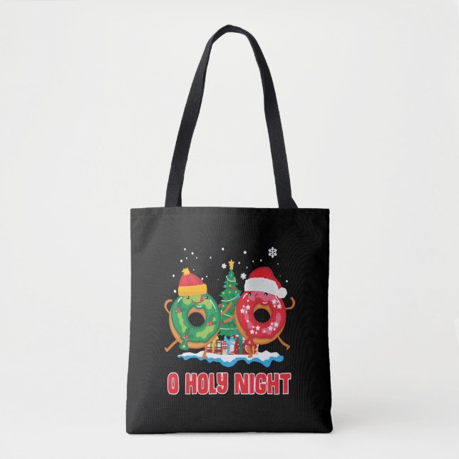 O Holy Night Funny Christmas Donut Pun Geschenk Xm (Vorderseite)