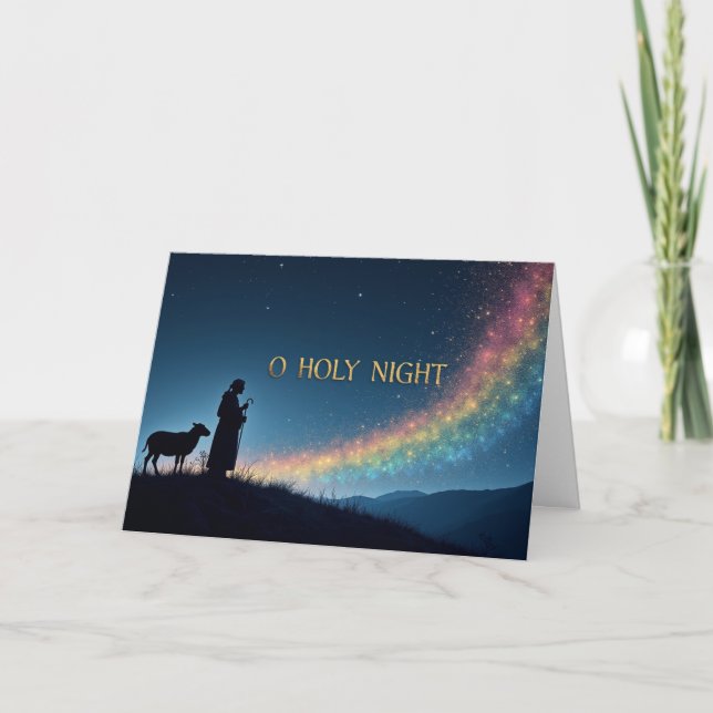 O Holy Night – Light of Love Dankeskarte (Vorderseite)