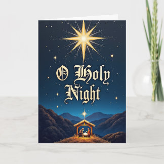 O Holy Night – Star Over Bethlehem Karte