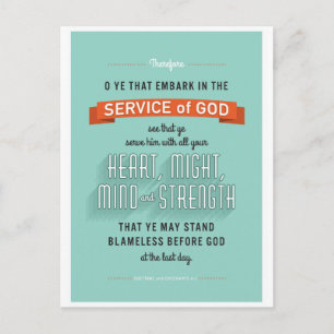 O ihr, die bellen. LDS-Postkarte Postkarte