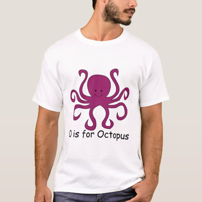 O ist für Krake T-Shirt (Vorderseite)