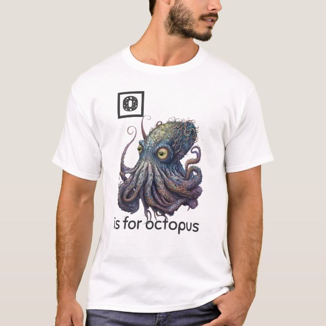 O ist für Octopus-T - Shirt (Vorderseite)