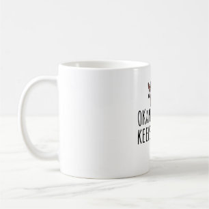 O ist für Okapi Keeper Kaffeetasse