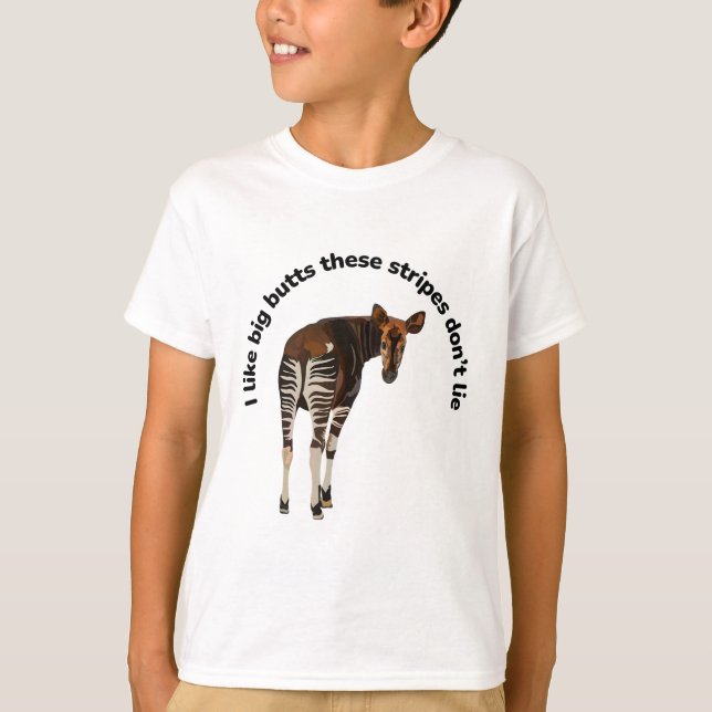 O ist für Okapi Keeper T-Shirt (Vorderseite)