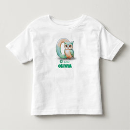 O ist für Olivia - Benutzerdefiniertes T-Shirt für